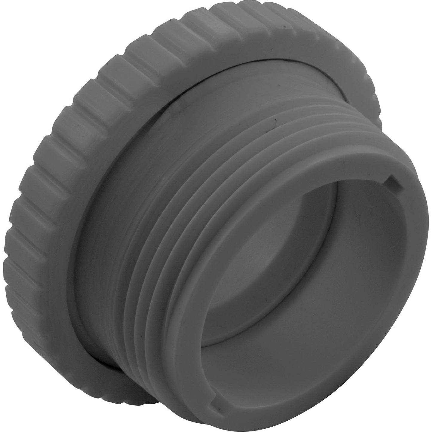 Inlet Fitting, Pentair, 1-1/2"mpt, 1" Orifice, Dk Gray