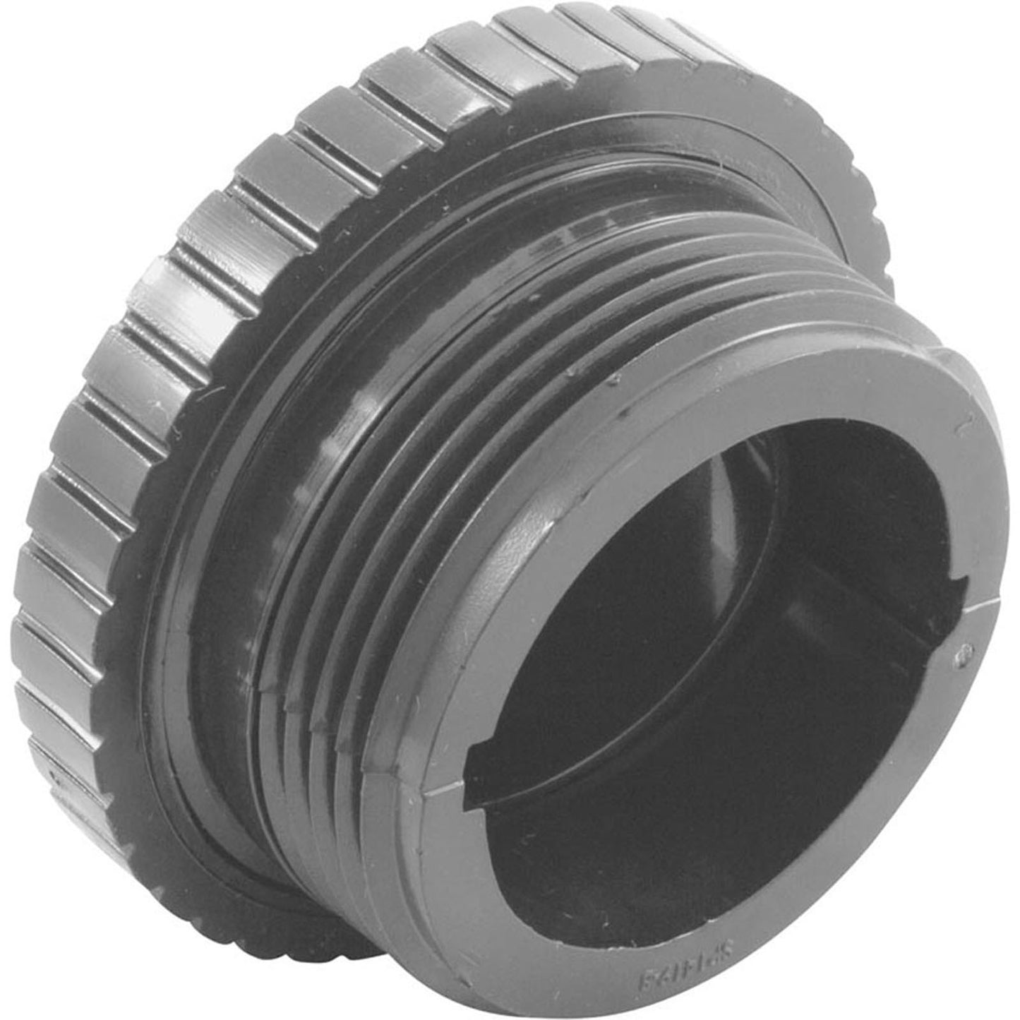 Inlet Fitting, Pentair, 1-1/2"mpt, Slotted Orifice, Dk Gray