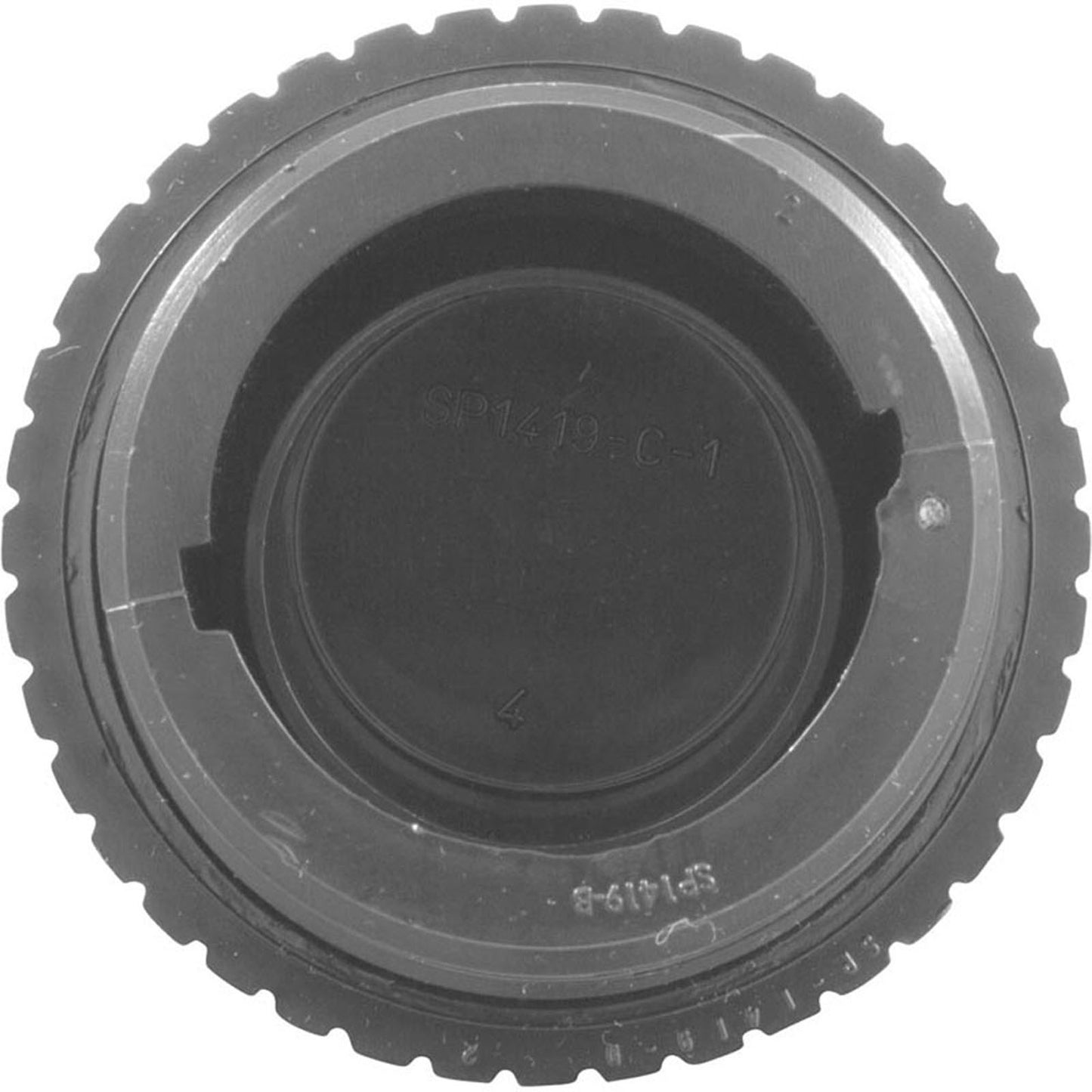 Inlet Fitting, Pentair, 1-1/2"mpt, Slotted Orifice, Dk Gray