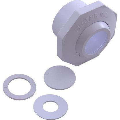 Inlet Fitting, Pentair, 1-1/2" Slip, Economy Insider, White