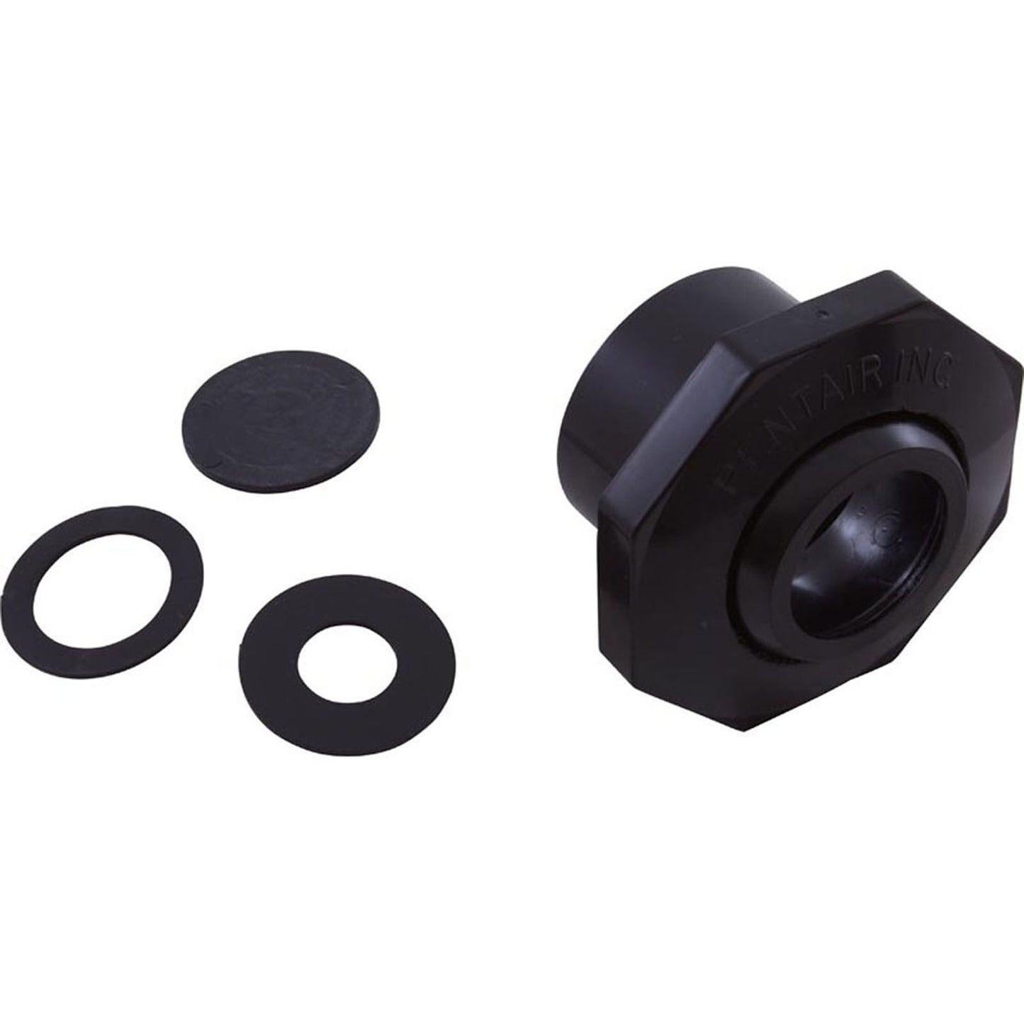 Inlet Fitting, Pentair, 1-1/2" Slip, Economy Insider, Black