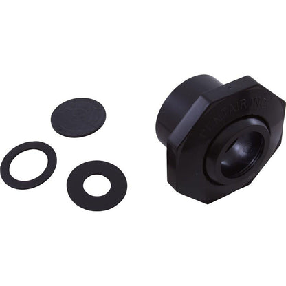 Inlet Fitting, Pentair, 1-1/2" Slip, Economy Insider, Black