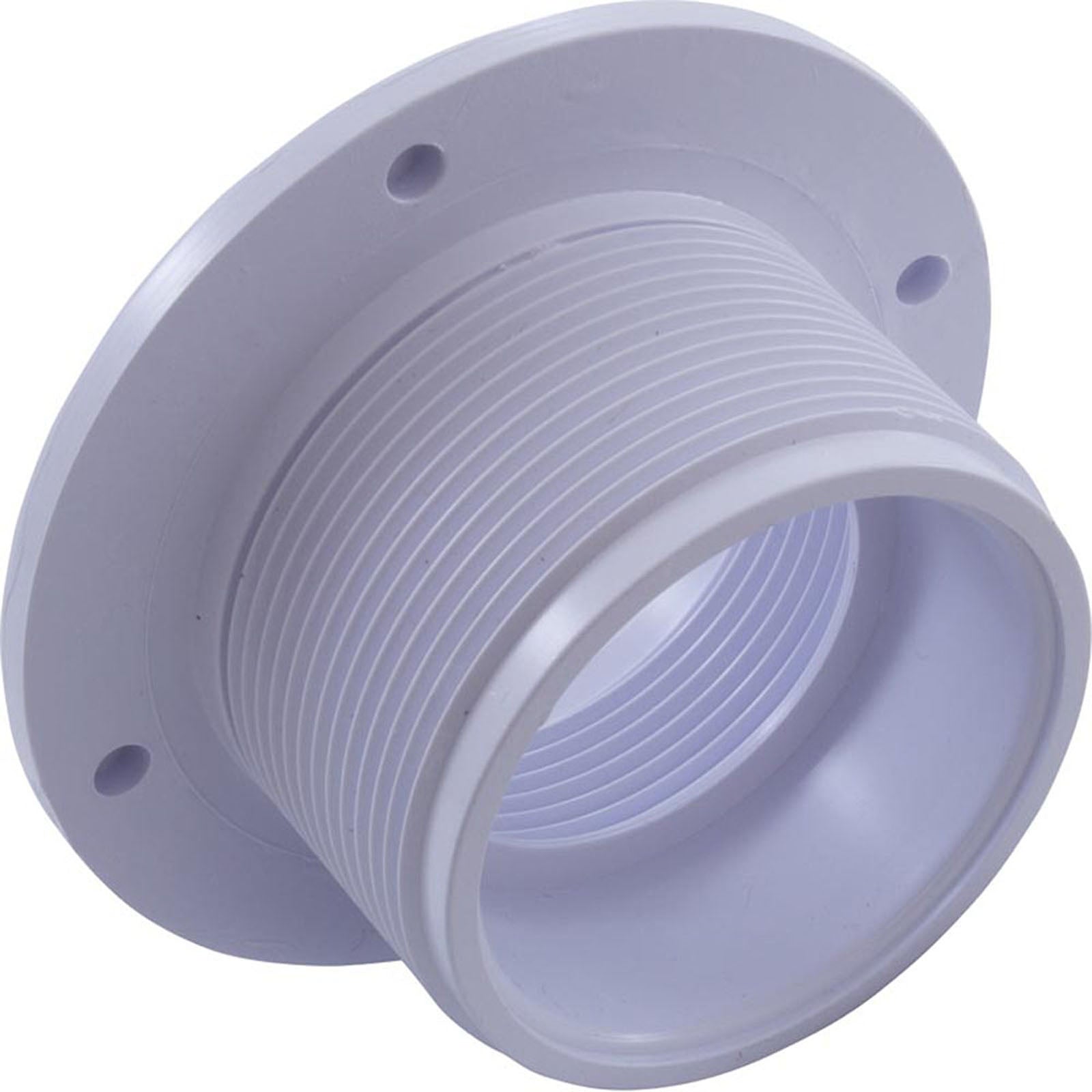 Wall Fitting, Gun, 1-1/2"mpt x 1-1/2"spg, 3-1/2"fd, 2-3/8"hs, Wht