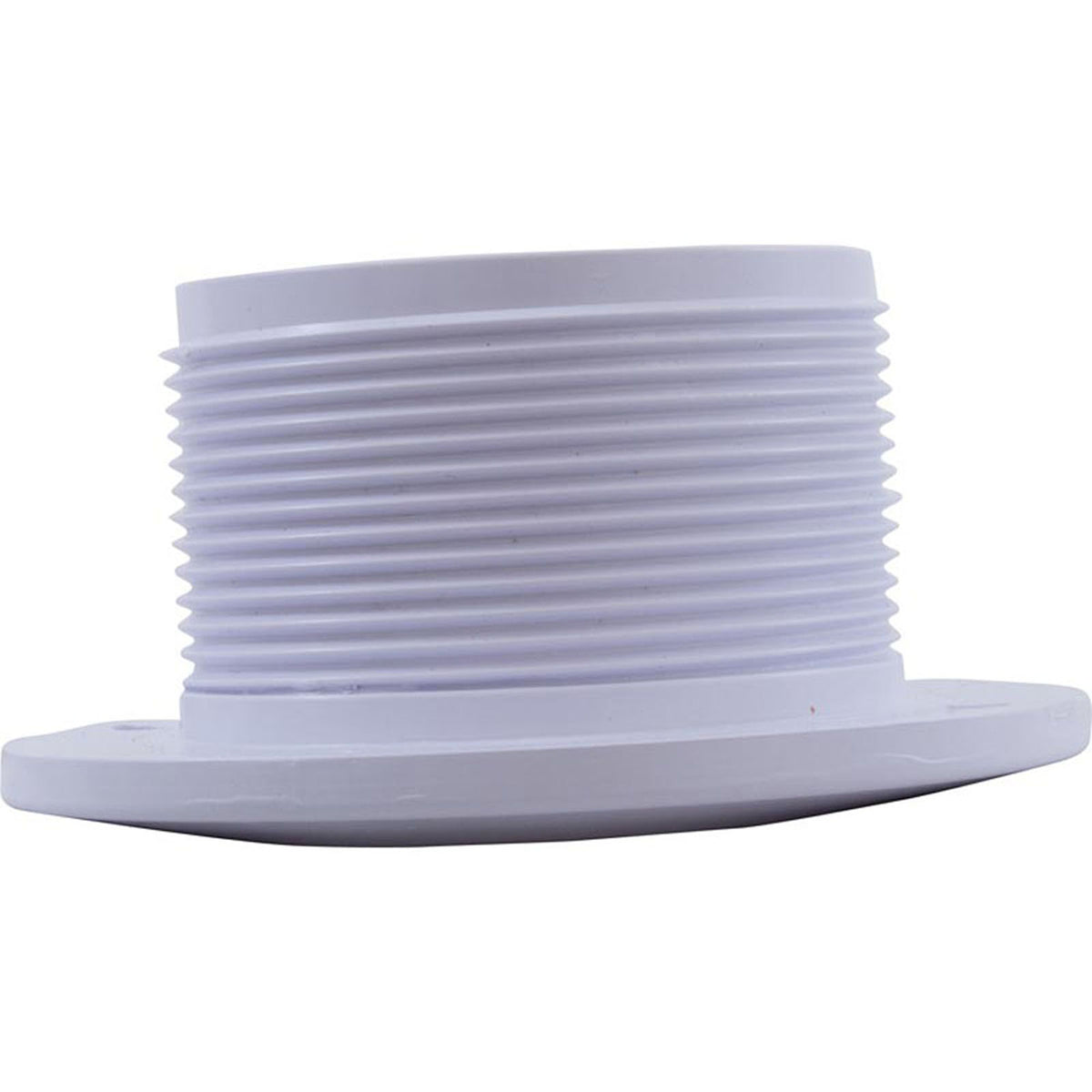 Wall Fitting, Gun, 1-1/2"mpt x 1-1/2"spg, 3-1/2"fd, 2-3/8"hs, Wht