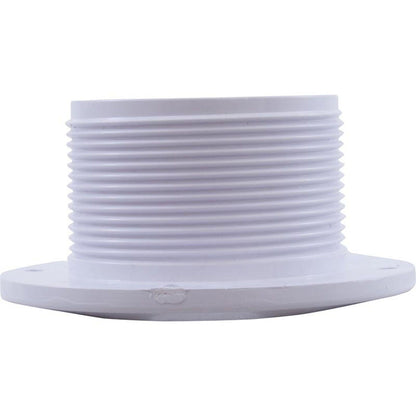 Accesorio de pared, cuerpo estándar de gunita, 1-1/2"mpt x 1-1/2"fpt, blanco