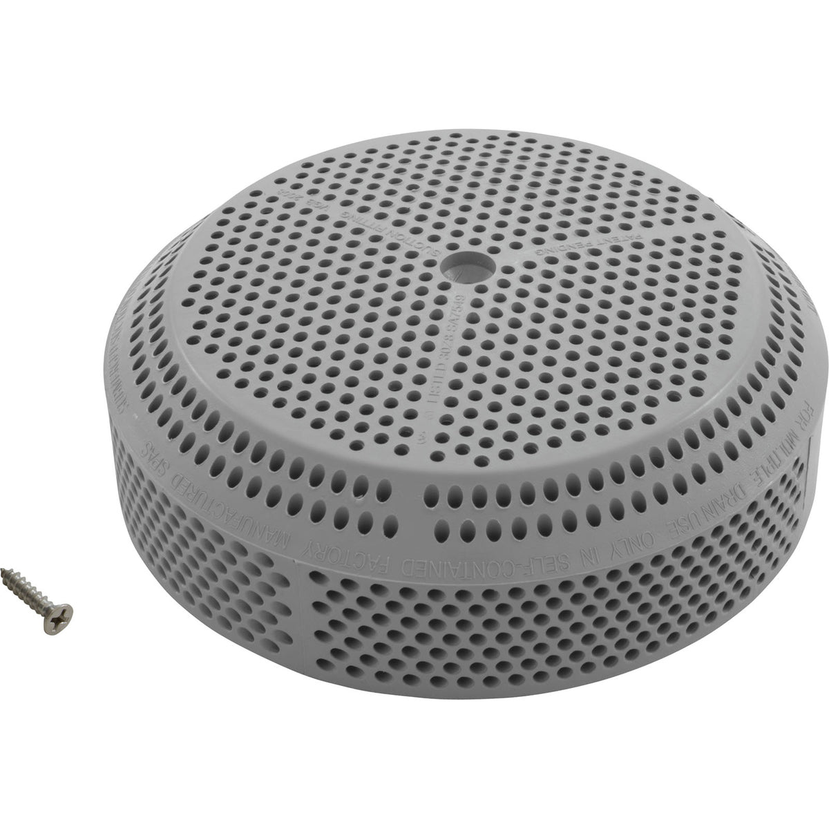 Suction Cover, BWG/GG, 4-7/8", 179/256 gpm, Light Gray