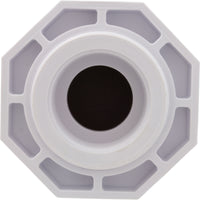 Wall Fitting, Vinyl Std Body, 1-1/2"mpt x 1-1/2"fpt, Black