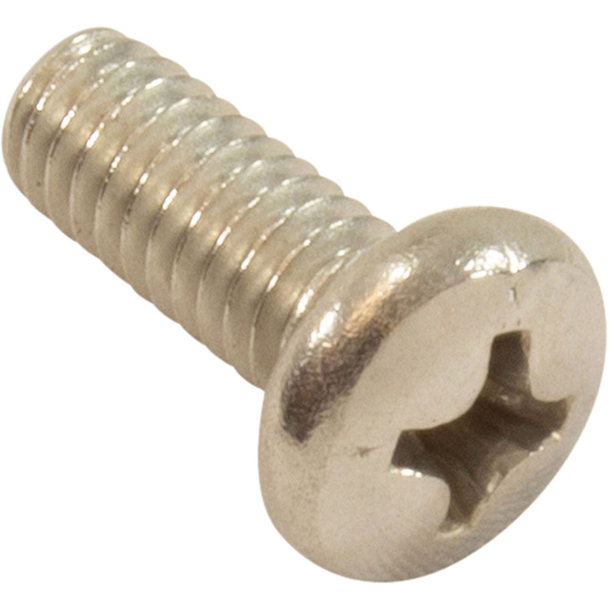 Screw, Waterway 8" Round Tru Flo Drain, Cover, #6 x 1", SS