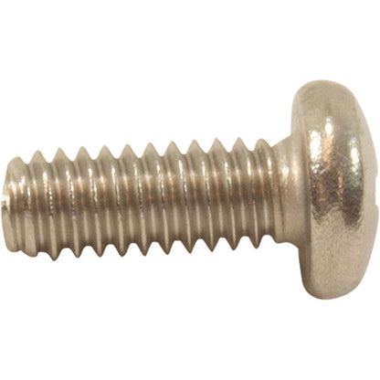 Screw, Waterway 8" Round Tru Flo Drain, Cover, #6 x 1", SS