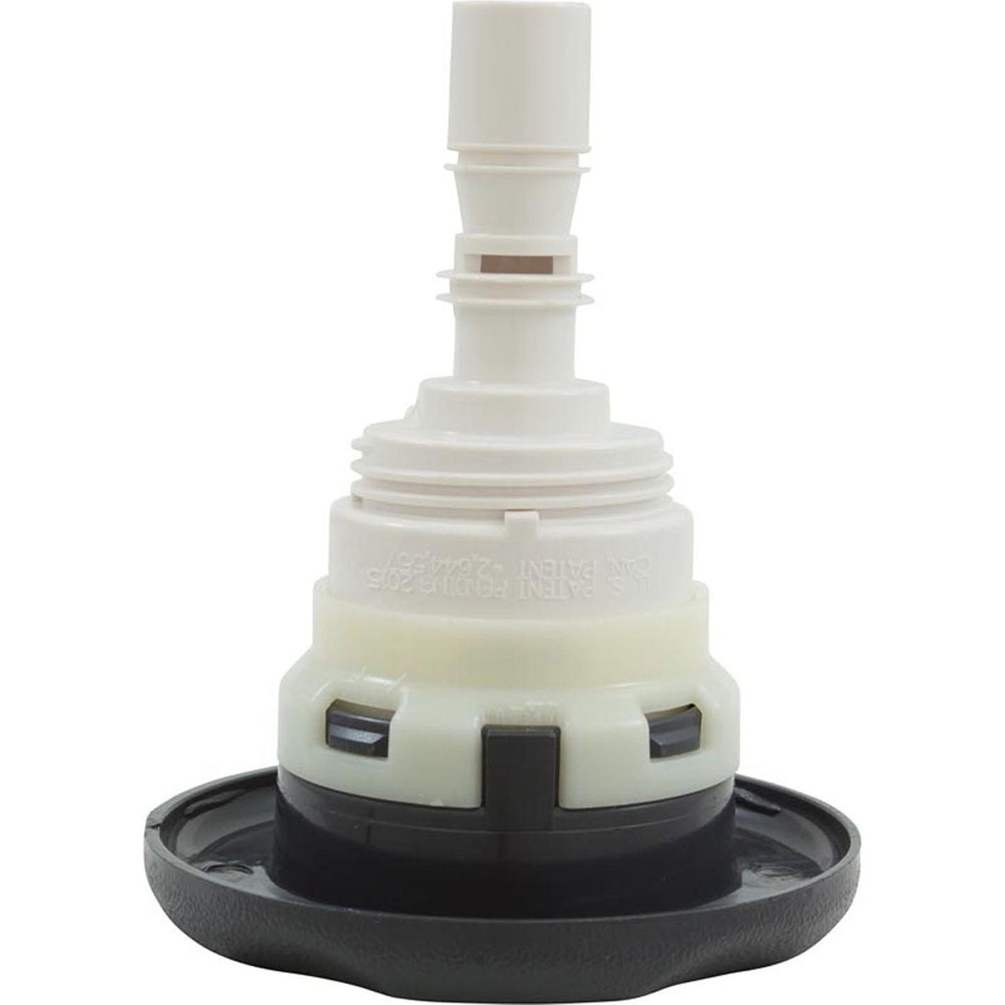 Cañón Jet Intl, WW Poly Strm, 3-3/8" fd, 2Roto, escala Txt, DkGry, Thd