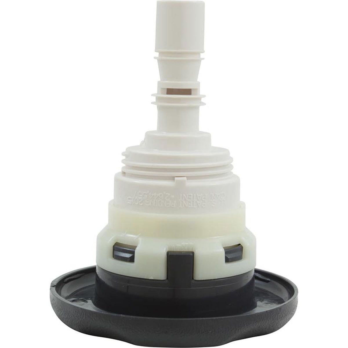 Jet Intl, WW Poly Strm Gun, 3-3/8"fd, 2Roto, Txt Scal, DkGry, Thd