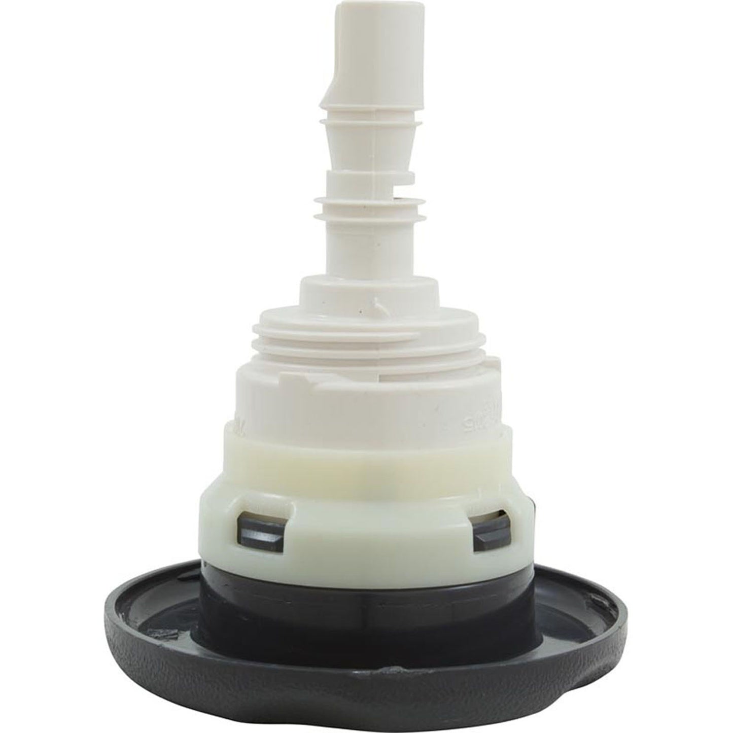 Cañón Jet Intl, WW Poly Strm, 3-3/8" fd, 2Roto, escala Txt, DkGry, Thd