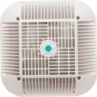 Main Drain Grate, 14" x 14" Square, 2 Retro 9"x9", White