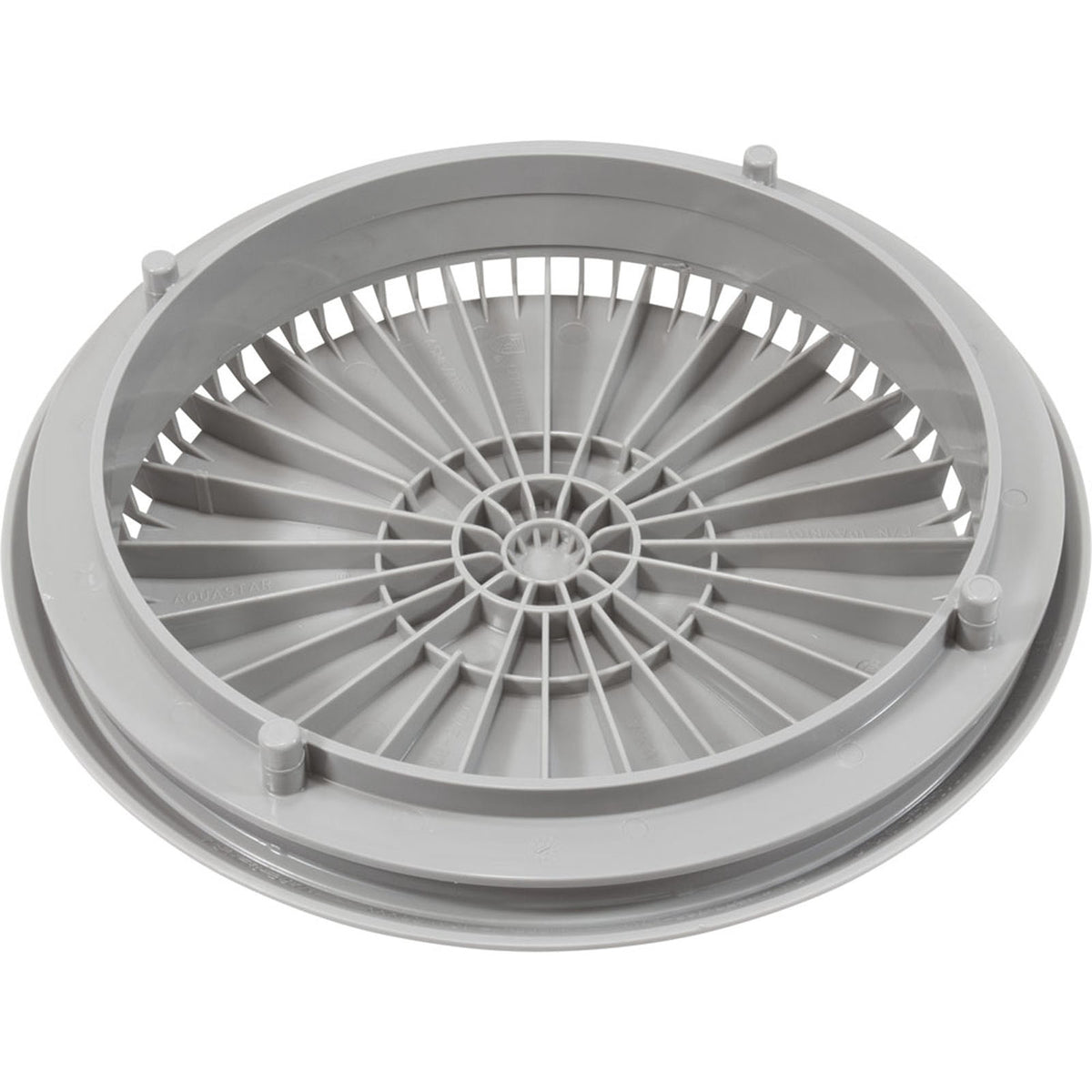 Cover, Aquastar, 10" Round, Gray, w/ Frame