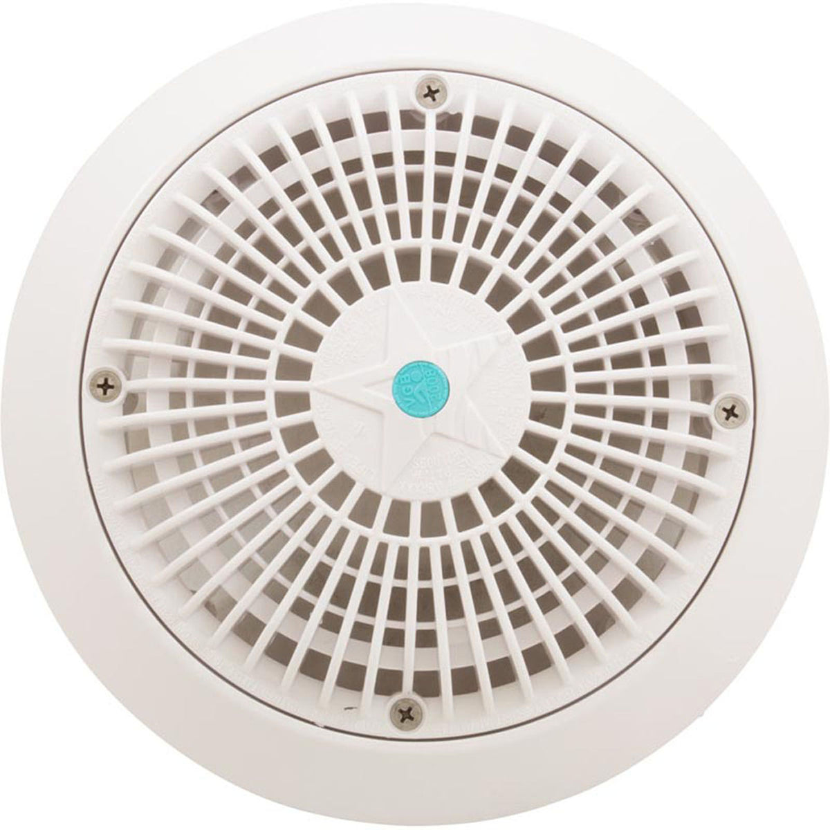 Cover, Aquastar, 8" Round, w/ Frame, White