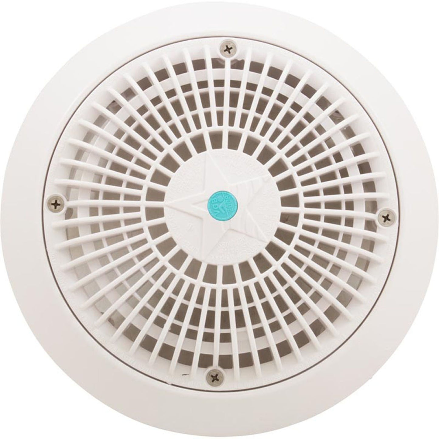 Cover, Aquastar, 8" Round, w/ Frame, White