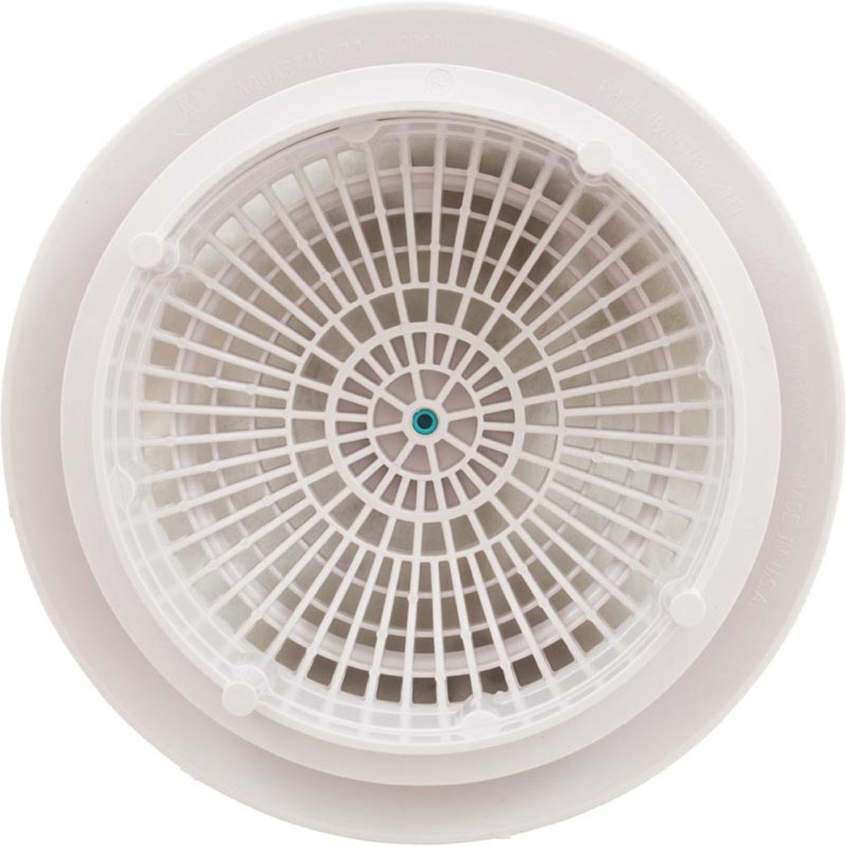 Cover, Aquastar, 8" Round, w/ Frame, White
