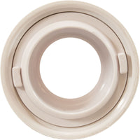 Pipe Extender, AquaStar, 1/2" w/ Eyeball, White