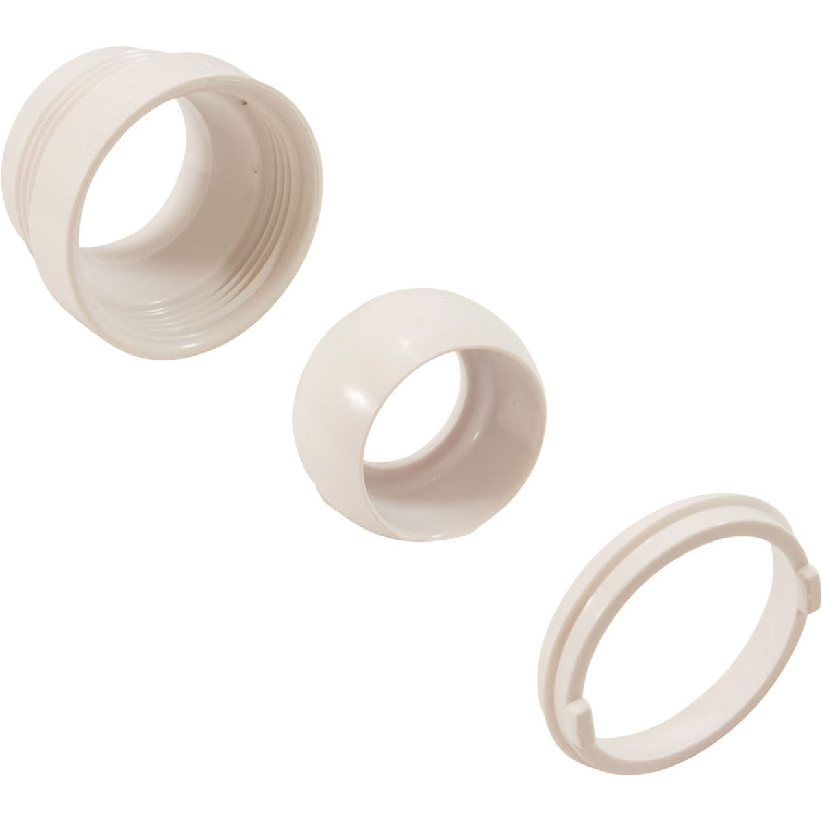 Pipe Extender, AquaStar, 1/2" w/ Eyeball, White