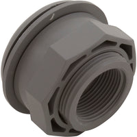 Wall Return Fitting, CMP, 1-1/2" x 1-1/2" Vinyl, Gray