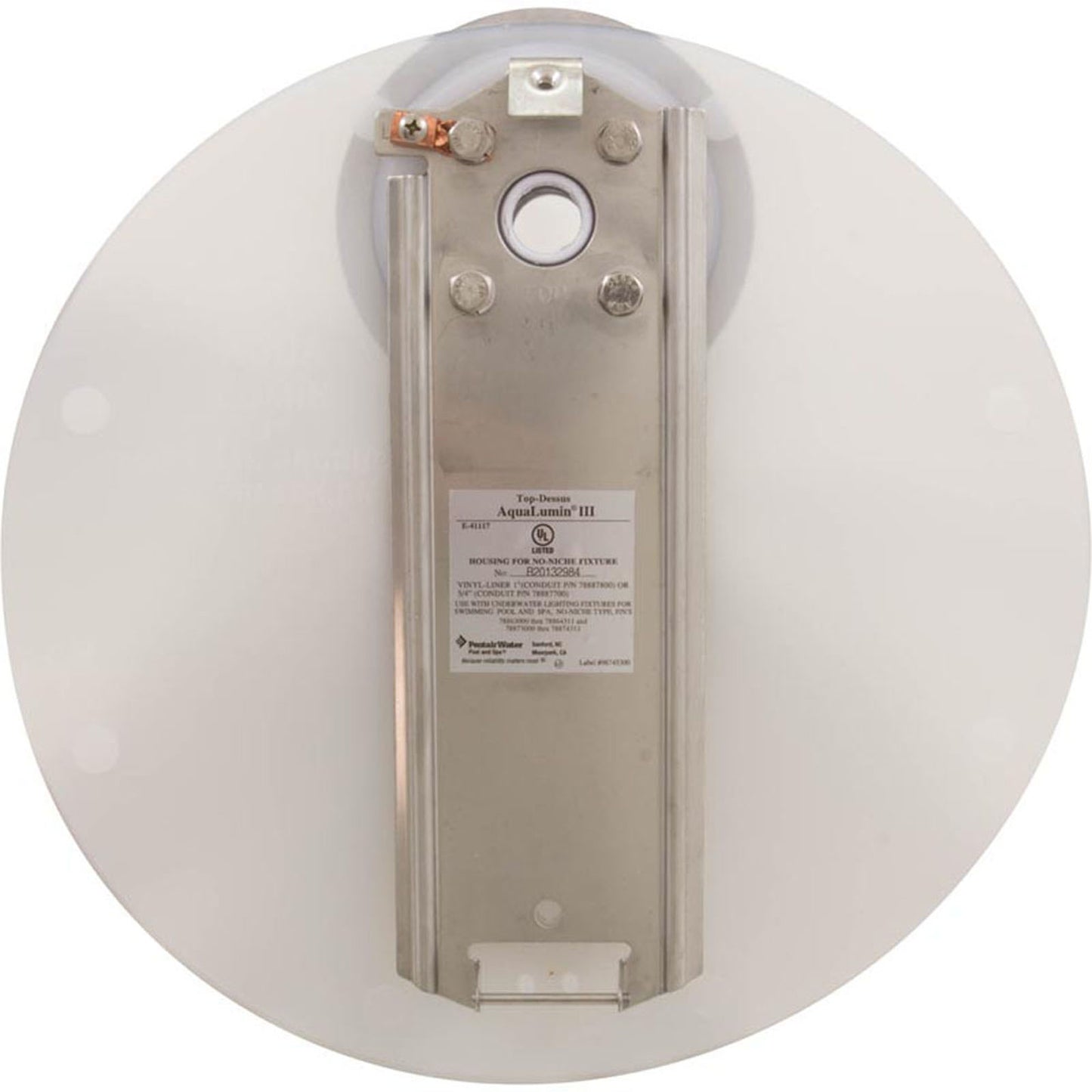 Soporte de montaje, Pentair AquaLumin III, vinilo, eje de 1"