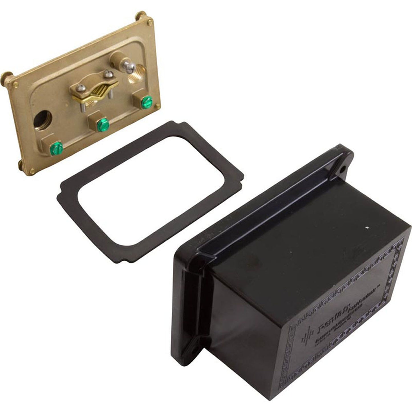 Light Junction Box, Pentair, (3) 1/2" Ports, Brass Base