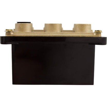 Light Junction Box, Pentair, (3) 1/2" Ports, Brass Base