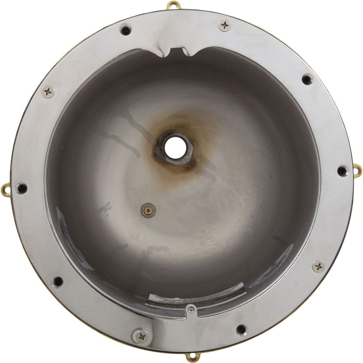 Light Niche, Pent Large SS, 3/4" Rear Hub, Vinyl/Fiberglass