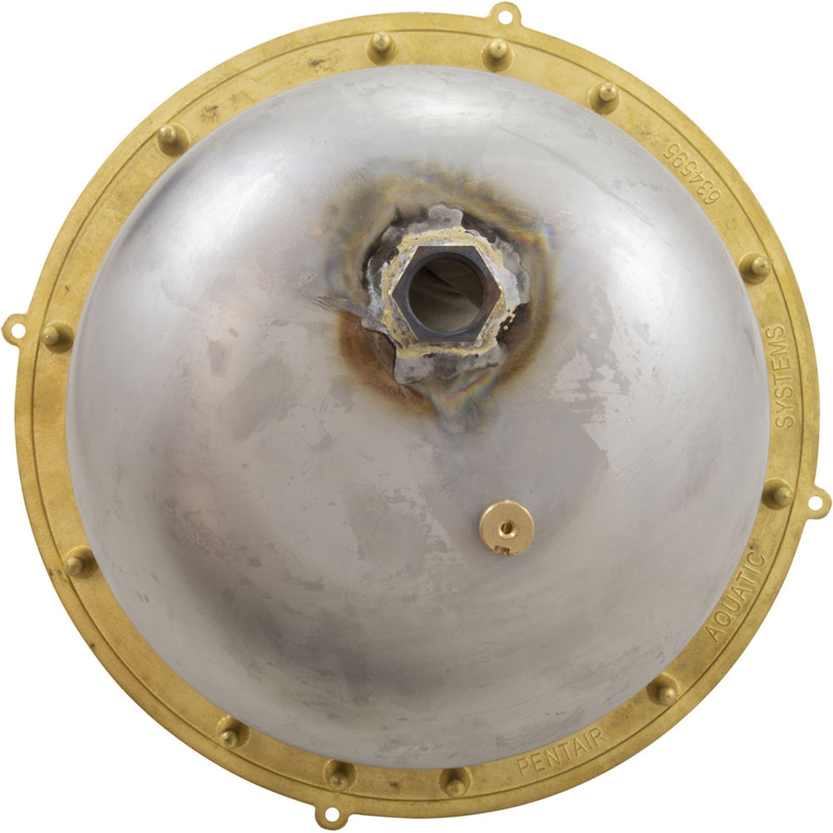 Light Niche, Pent Large SS, 3/4" Rear Hub, Vinyl/Fiberglass