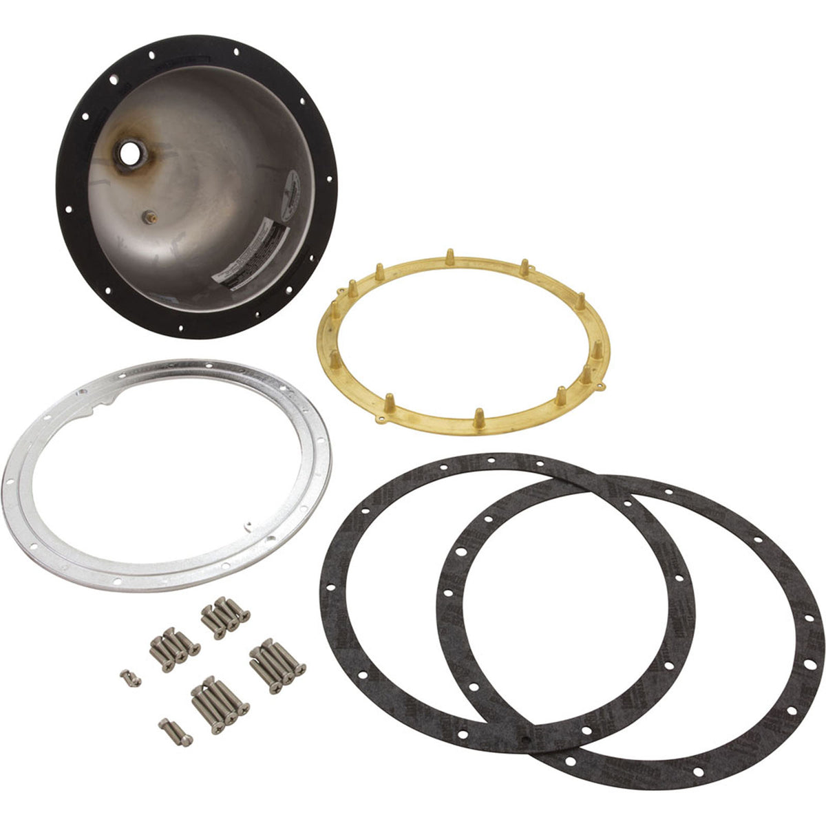 Light Niche, Pent Large SS, 3/4" Rear Hub, Vinyl/Fiberglass