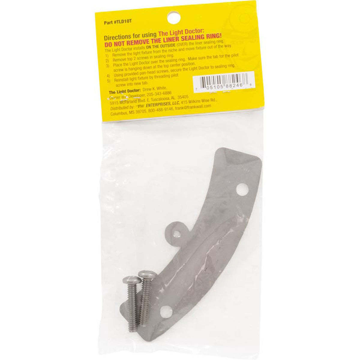 Repair Kit, Light Doctor, 10 Hole Light Niche, Top