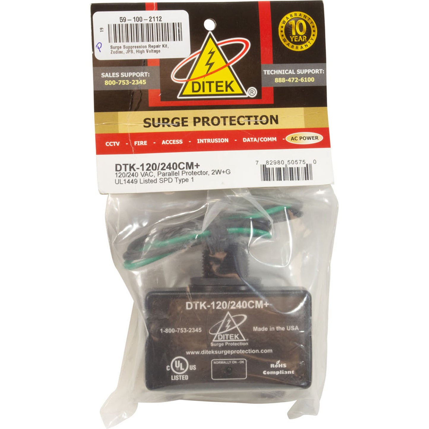 Kit de réparation de suppression de surtension, Zodiac, JPS, haute tension