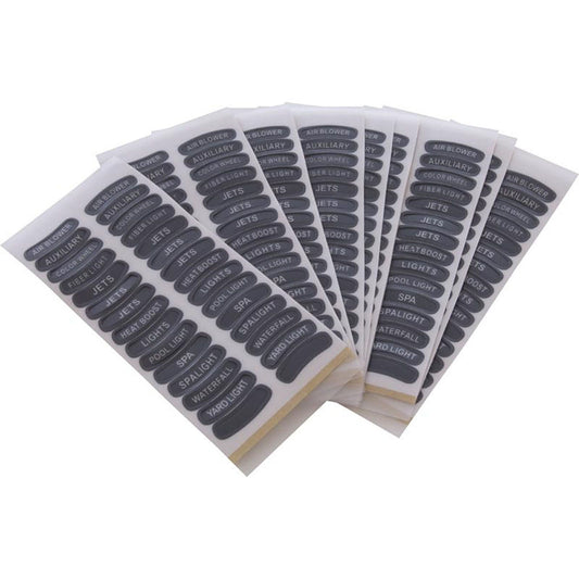 Etiqueta, Pentair, IntelliTouch®, iS4, juego de 10