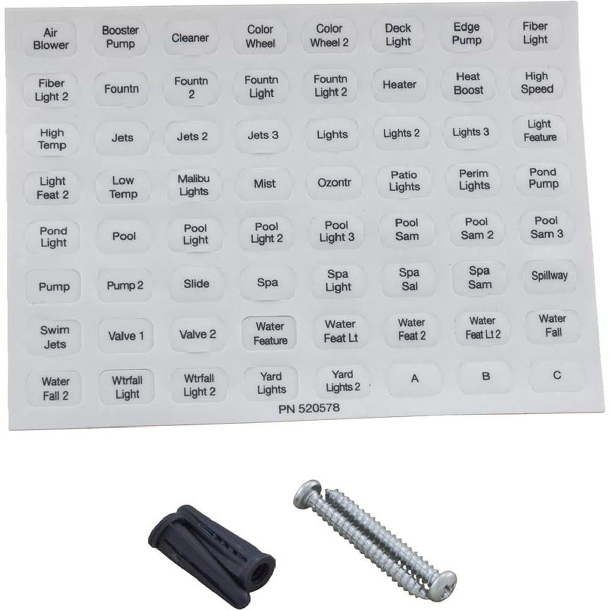 Control Panel, Pentair EasyTouch, 4 Circuit, Indoor