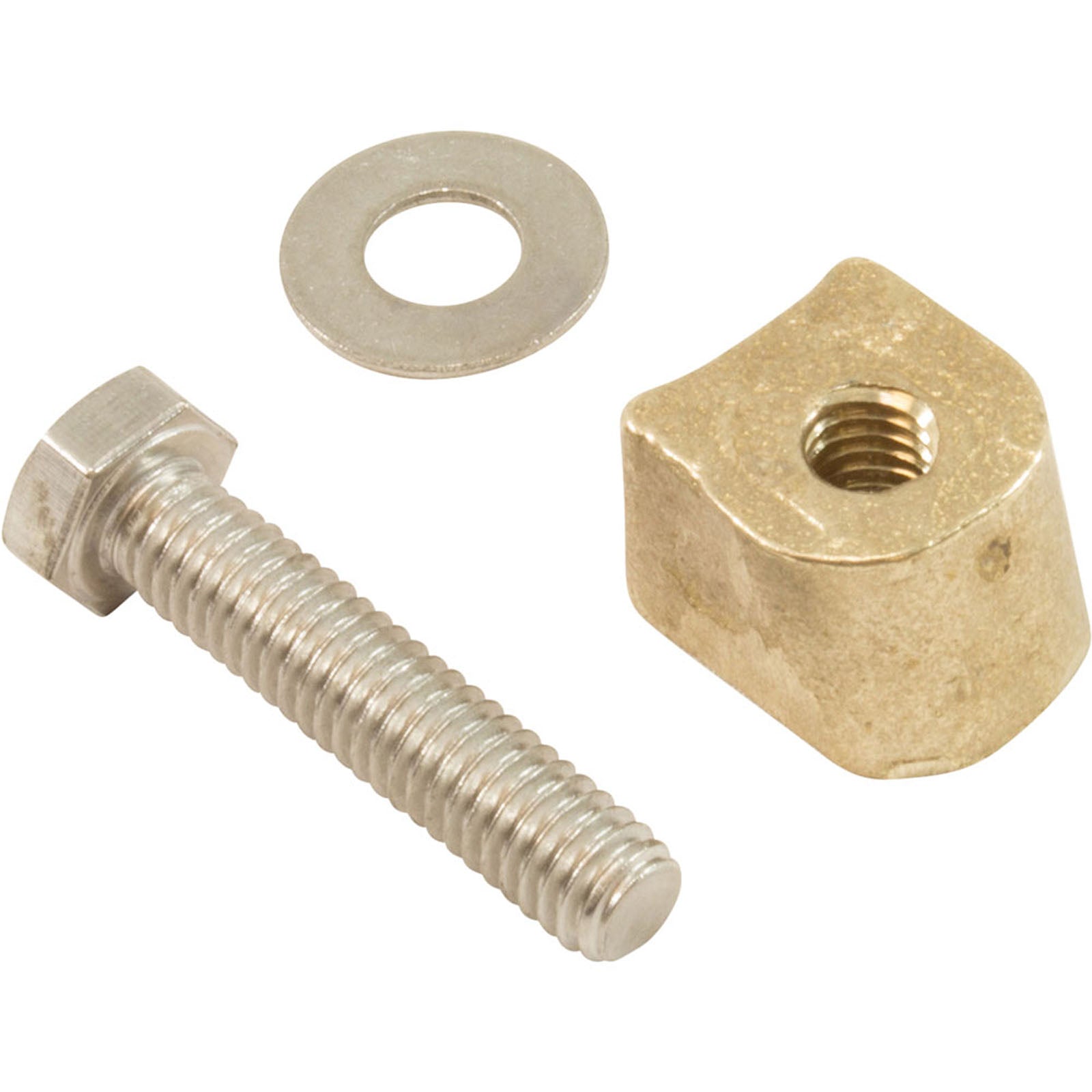 Wedge Assembly, Brass w/Bolt, 3"