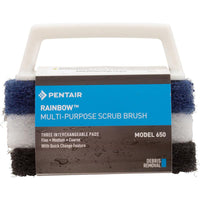 Scrub Brush, Pentair #650, Multi-Purpose, 3 Pads