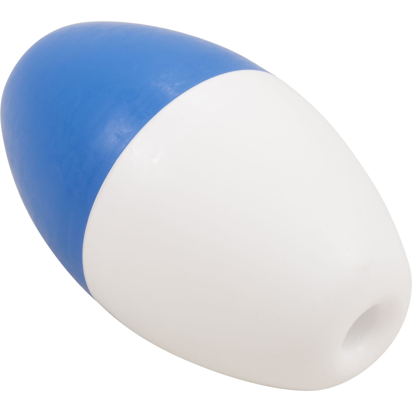 Float, Pentair #590, 5" x 9", Oval, 3/4" Rope, Blue/White