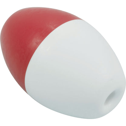 Float, Pentair #350, 3" x 5", Oval, Fits 1/2" Rope, Red/Wht
