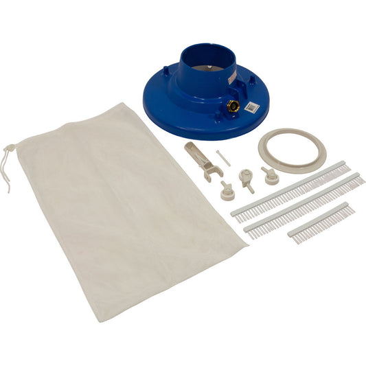 Aspiradora de hojas Pentair 185B con ruedas, cepillos y bolsa de malla