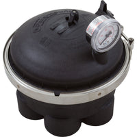 Water Valve, Paramount, 6 Port, 2", Black