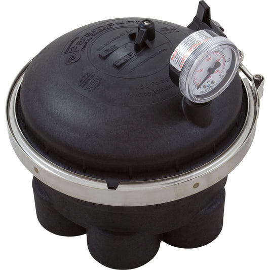 Water Valve, Paramount, 6 Port, 2", Black