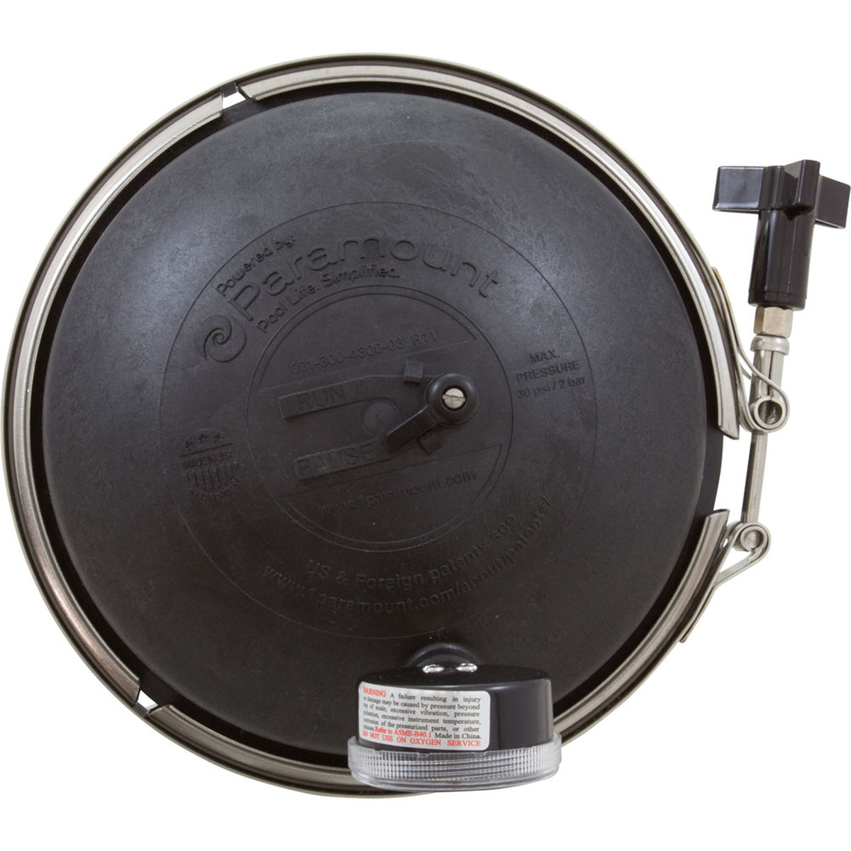 Water Valve, Paramount, 6 Port, 2", Black