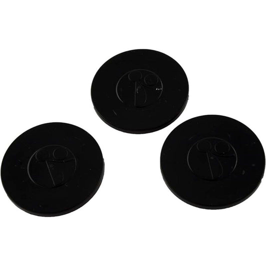 Hub Cap, Zodiac Polaris 340/ATV/360/380, Quantity 3, Black