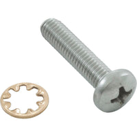 Tornillo, Zodiac Polaris 3900, eje delantero, con arandela, 10-32 x 7/8"