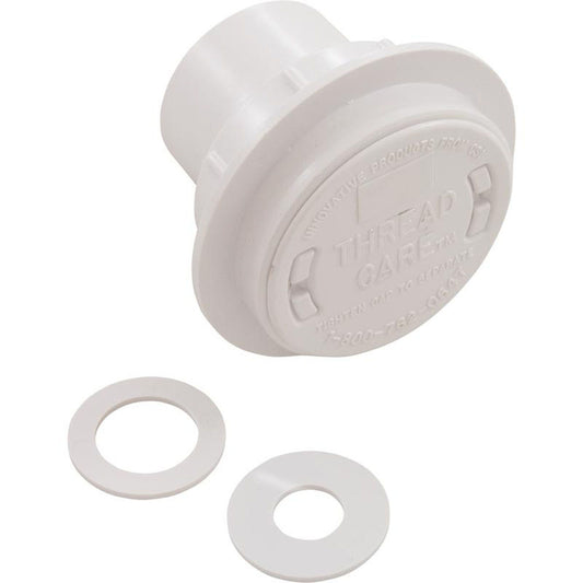 Return Fitting/Inlet, Zodiac ThreadCare, 1.5" and 1", White