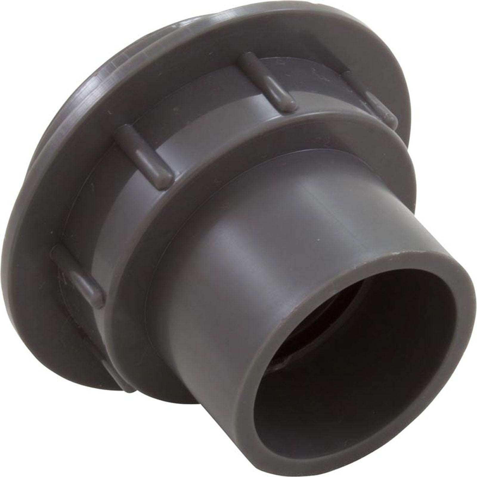 Return Fitting/Inlet, Zodiac ThreadCare, 1.5" and 1", Dk Gry