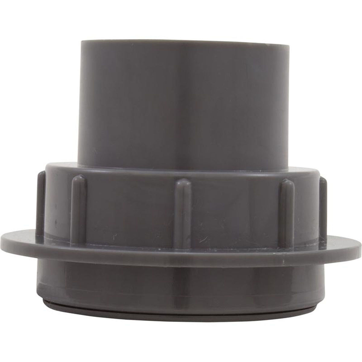 Return Fitting/Inlet, Zodiac ThreadCare, 1.5" and 1", Dk Gry