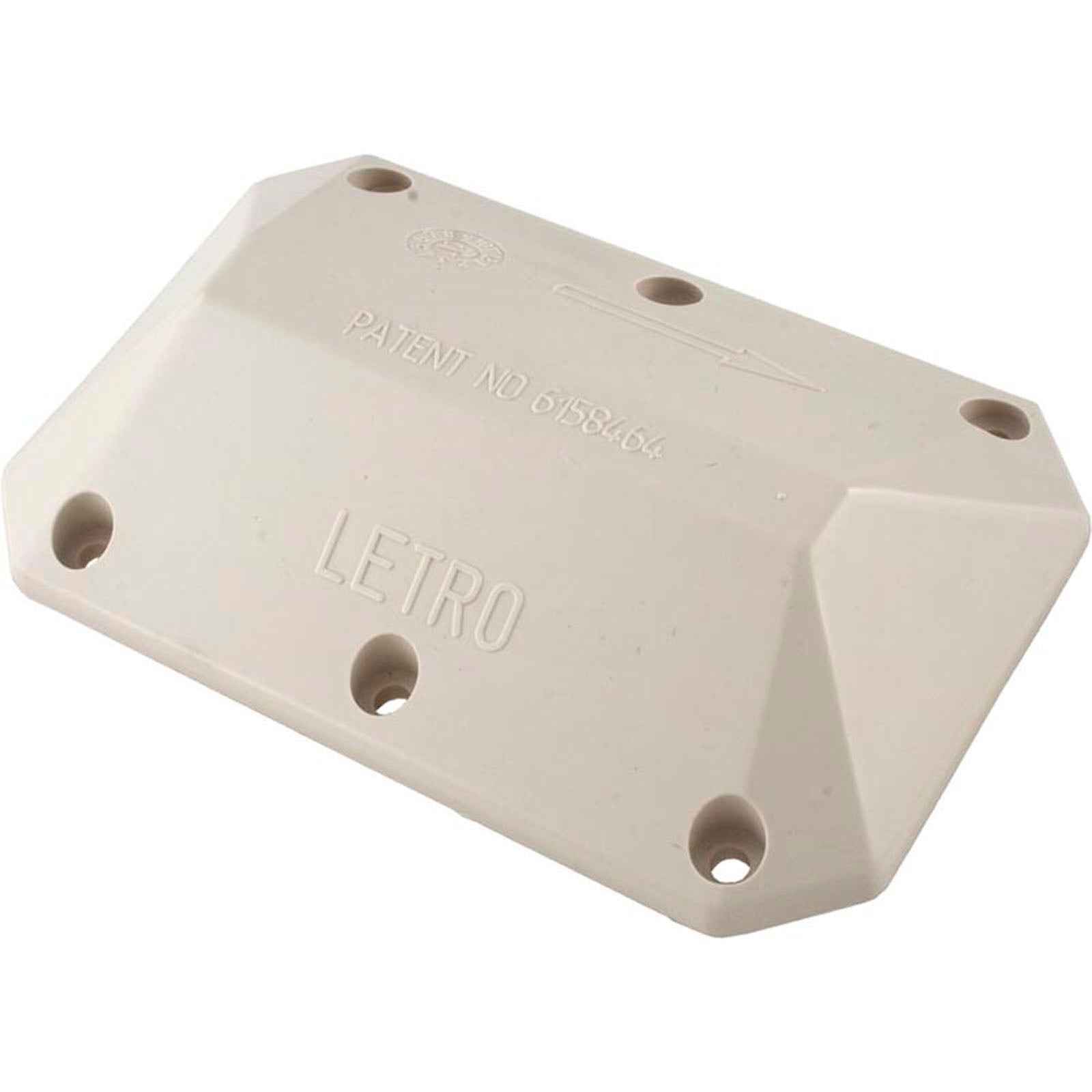Top Cover, Pentair Letro LX2000/LX5000G Cleaners, Backup Valve
