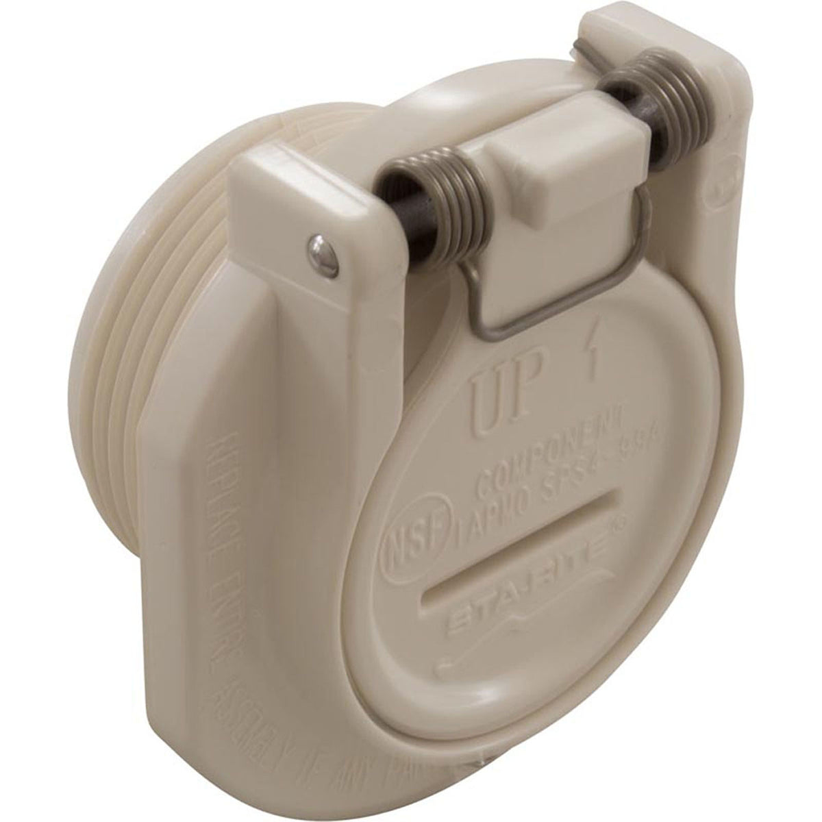 Snap Lock Wall Fitting, Pent Kreepy Krauly Hose Accessories