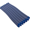 Twist Lock Hose, Zodiac MX8, 1 Meter, Blue/Gray, qty 12